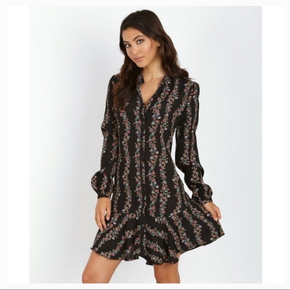 Free People Retro Floral Tunic Dress - Picture 3 of 5